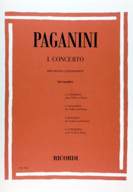 Paganini | Concerto No. 1, Op. 6 for violin and pno