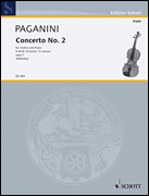 Paganini | Concerto No. 2, Op. 7 in B Minor for violin and pno