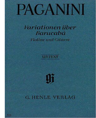 Paganini |60 Variations on Barucaba Opus 14 for guitar & violin