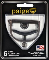 Paige Original 6-String Acoustic Guitar Capo - Black