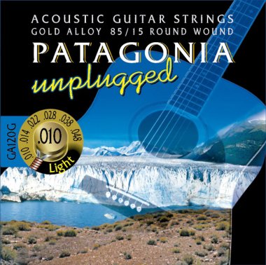 Patagonia GA120G 85/15 Bronze Alloy Acoustic Strings, Light 10-48