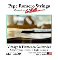 Pepe Romero Strings GLOW Vintage/Flamenco Classical Guitar LT Full Set