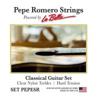 Pepe Romero Strings PEPESR Classical Guitar Clear Nylon HT, Full Set