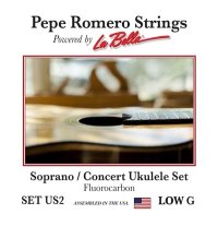 Pepe Romero Strings US2 Soprano / Concert Ukulele Low G Set