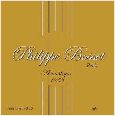 Philippe Bosset Acoustique 80/20 Brass Acoustic Guitar Strings 12-53