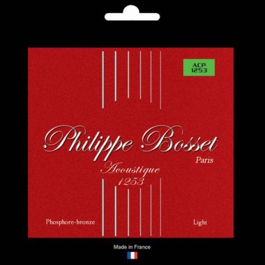 Philippe Bosset Acoustique Phos Bronze Acoustic Guitar Strings 12-53