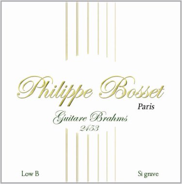 Philippe Bosset Brahms Classical Guitar Strings Low B Set BRAHMS2453