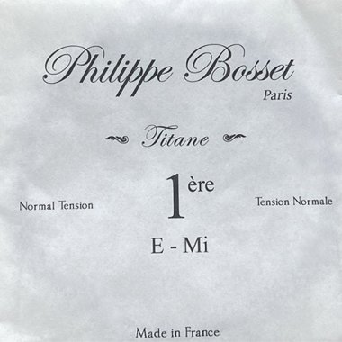 Philippe Bosset Titanium Classical, NT Single String - e 1st