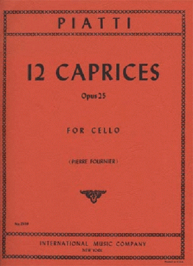 Piatti | 12 Caprices Op 25 for cello