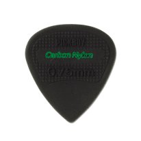 Pickboy Carbon Nylon Edge Pick, Sharp Tip Black/Green, .75mm, One Pick