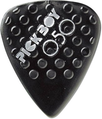 Pickboy Ceramic Nylon Grip Pick, Black 0.50mm, One Pick