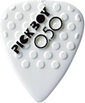 Pickboy Ceramic Nylon Grip Pick, White 0.50mm, One Pick