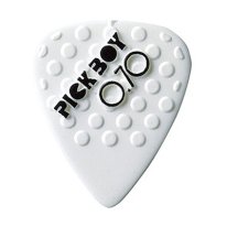 Pickboy Ceramic Nylon Grip Pick, White .70mm, One Pick