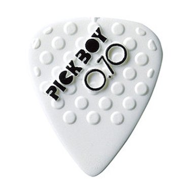 Pickboy Ceramic Nylon Grip Pick, White .70mm, One Pick