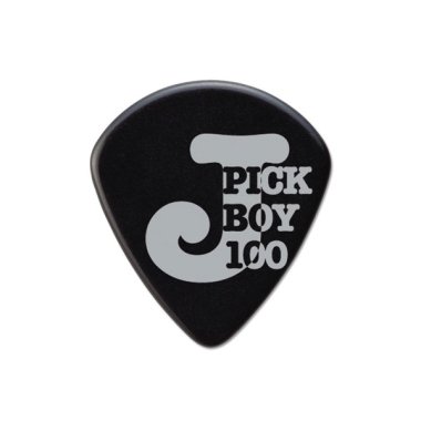 Pickboy Jazz Cellulose J-Pick, Black 1.00mm, One Pick