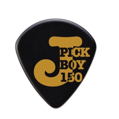 Pickboy Jazz Cellulose J-Pick, Black 1.50mm, One Pick