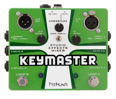 Pigtronix Keymaster Series/Parallel True Bypass Effects Mixer