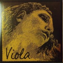 Pirastro Evah Pirazzi Gold Viola 4/4 Medium Ball End, Full Set