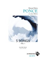 Ponce | 5 Songs, vol. 1 for solo guitar