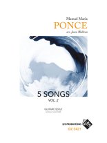 Ponce | 5 Songs, vol. 2 for solo guitar