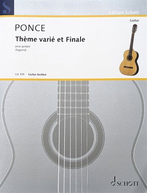 Ponce | Theme varie et finale for solo guitar