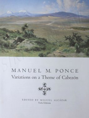 Ponce | Variations on a Theme of Cabezon for solo guitar
