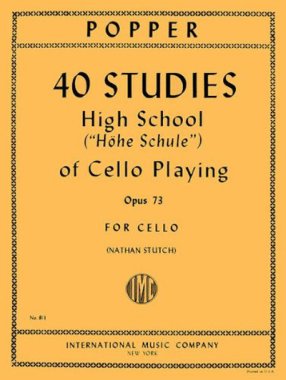 Popper | 40 Studies High School of Cello Playing Op. 73 for cello