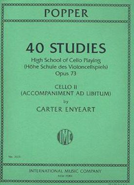 Popper | 40 Studies High School of Cello Playing Op. 73 for cello II