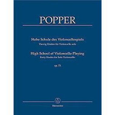 Popper | High School of Violoncello Playing 40 Studies Op. 73
