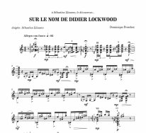 Preschez | Sur le nom de Didier Lockwood for solo guitar