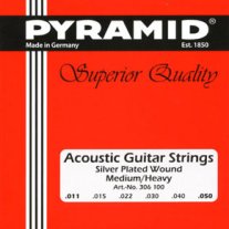Pyramid 306 Silver-Plated Acoustic Guitar Strings 11-50