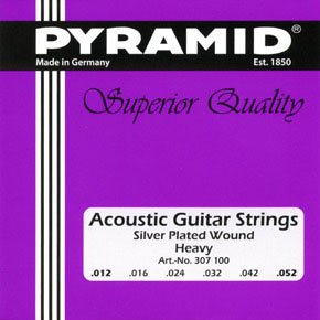 Pyramid 307 Silver-Plated Acoustic Guitar Strings 12-52