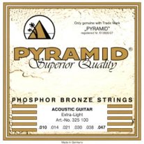 Pyramid Acoustic Guitar Strings Phosphor Bronze Wound Ex Lt 10-47