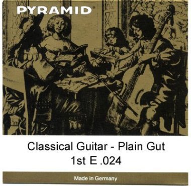 Pyramid Authentic Gut Classical Guitar .024 e Single String