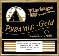 Pyramid Chrome-Nickel FW 4 String Bass Short Scale 40-100 Vintage 63