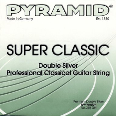 Pyramid Classical Guitar Double Silver Low Tension, Bass Set