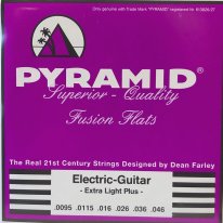 Pyramid Fusion Flats Round Core Flatwound, Extra Light Plus 9.5-46