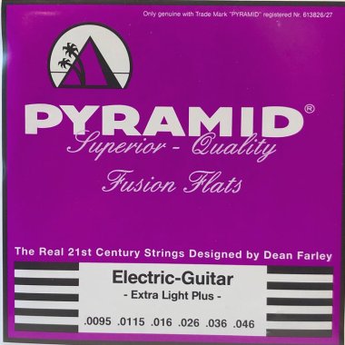 Pyramid Fusion Flats Round Core Flatwound, Extra Light Plus 9.5-46