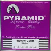 Pyramid Fusion Flats Round Core Flatwound, Medium 11-48