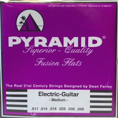 Pyramid Fusion Flats Round Core Flatwound, Medium 11-48
