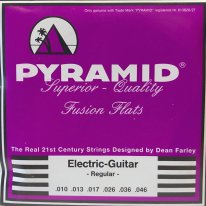Pyramid Fusion Flats Round Core Flatwound, Regular 10-46
