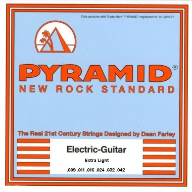 Pyramid New Rock Standard Electric Guitar Strings Extra Light 9-42