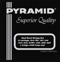 Pyramid Oud 11 String Set, Steel Loop End