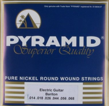 Pyramid Pure Nickel Round Wound Baritone Electric Guitar 14-68