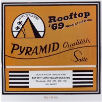 Pyramid RT '69 Black Nylon Tape Wound Bass Strings Short Scale 55-112