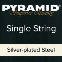Pyramid Silver-Plated Steel Guitar String .0115 Single String