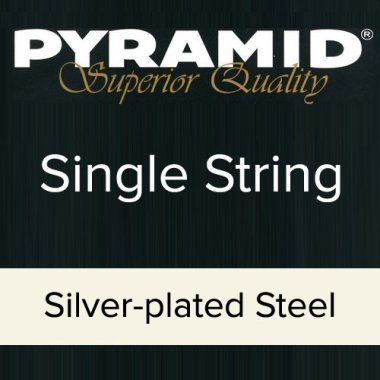 Pyramid Silver-Plated Steel Guitar String .022 Single String