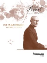 Ravel Arr. by Bogdanovic | Deux melodies hebraiques for voice and guitar