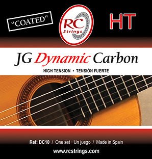 RC Strings DC10 JG Dynamic Carbon HT Guitar Strings, Full Set