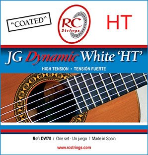 RC Strings DW70 JG Dynamic White High Tension Classical Guitar